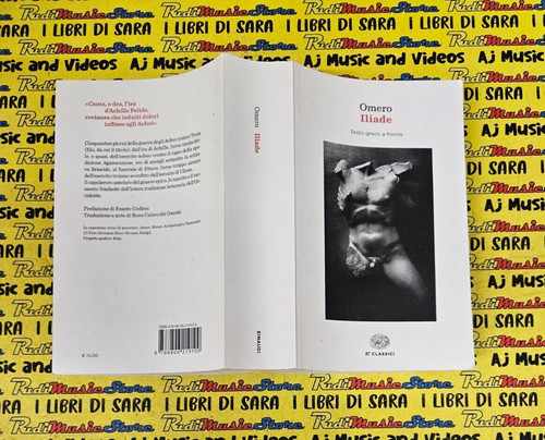 Libro book omero iliade - (a9),
