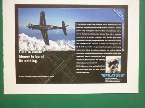 2003 pub avion pilatus - pub, pc-21