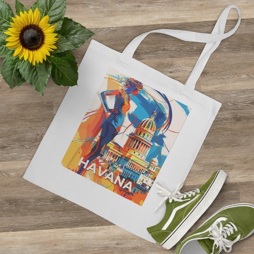 Sac cabas vintage avana - vintage, "l'avana"