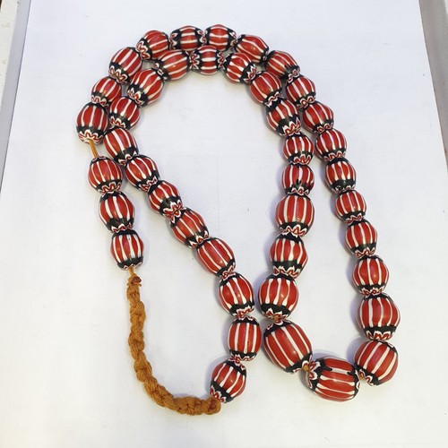Collana perle vetro di - collana,