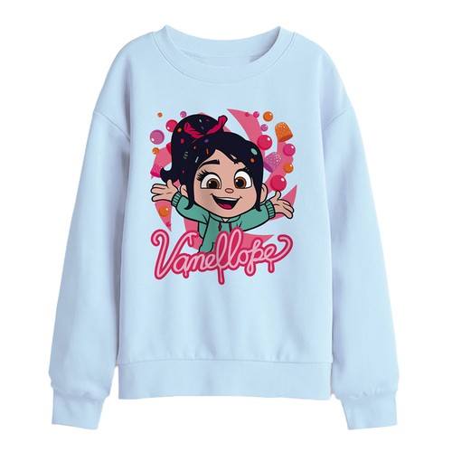 Disney vanellope sweets felpa - sweets,