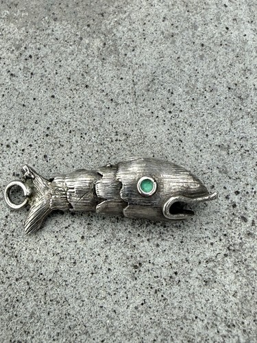 Ciondolo pesce articolato - ciondolo,
