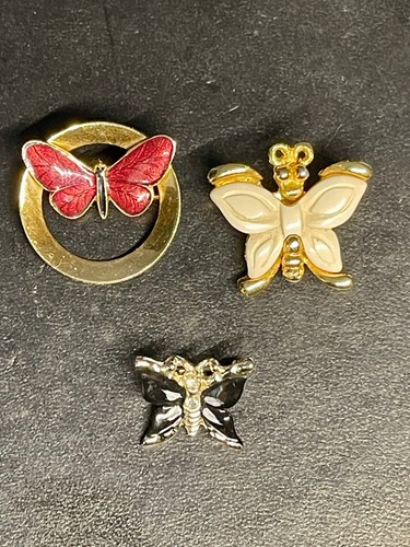 Three vintage butterfly - vintage,