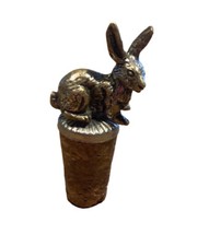 ? Tappo Bottiglie Coniglio Vino Decorativo Vintage Design Casa Copri Argentone