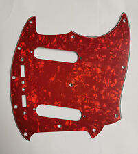 Parti di chitarra per US Fender Mustang battipenna chitarra piastra antigraffio, rosso perla