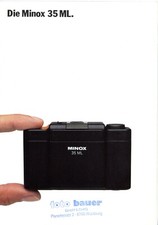 Brochure MINOX 35ML fotocamera