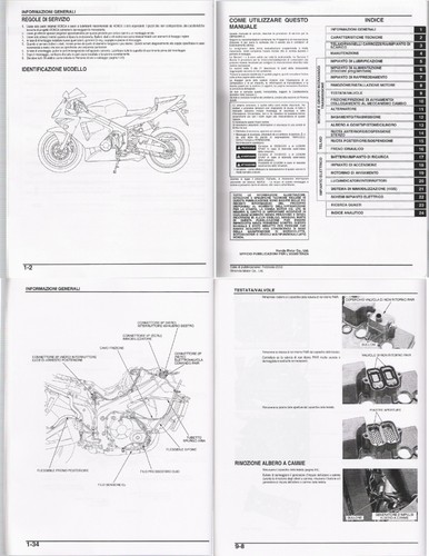 Manuale officina honda cbr 600 - cbr,