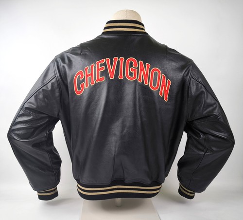 Giacca pelle chevignon nera - di,