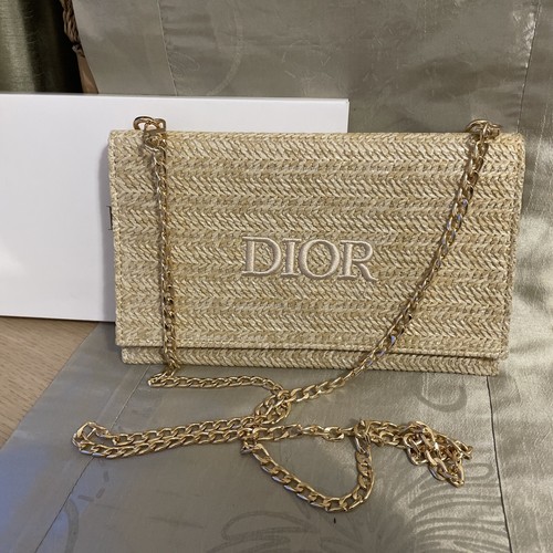 Christian dior pouch rafia - dior,
