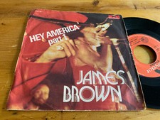 7"  ITALY 1972 James Brown – Hey America