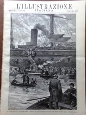 L'Illustrazione Italiana 1 Febbraio 1885 Spedizione nel Mar Rosso Assab Bianchi