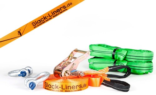 Set pezzi slackline - pezzi, mm