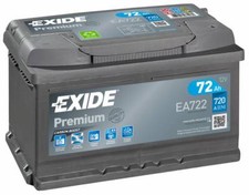 Batterie Exide EA722 12v 72ah