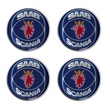 Saab Scania Blu Autoadesivo