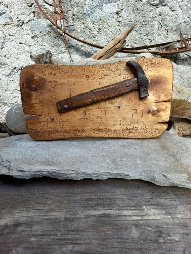 Portachiavi legno vecchio - portachiavi, in