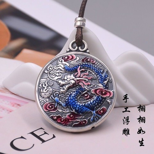 Collana con ciondolo cloisonne - con,
