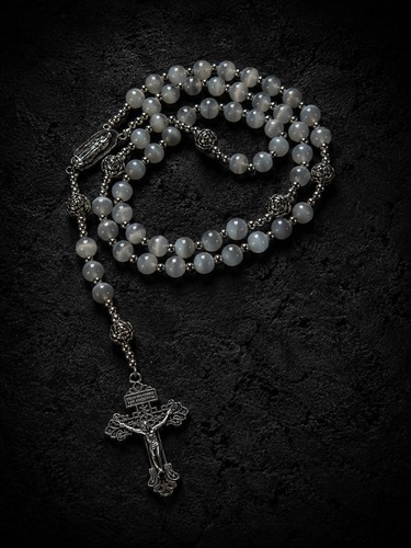 Rosary beads with cross - beads,