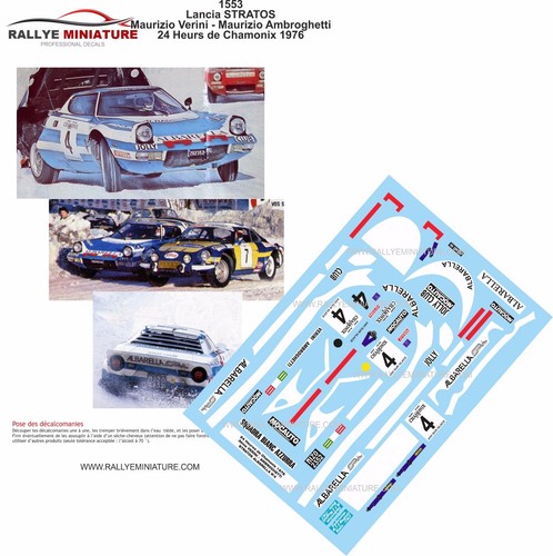 Decals ref 1553 lancia - decals,