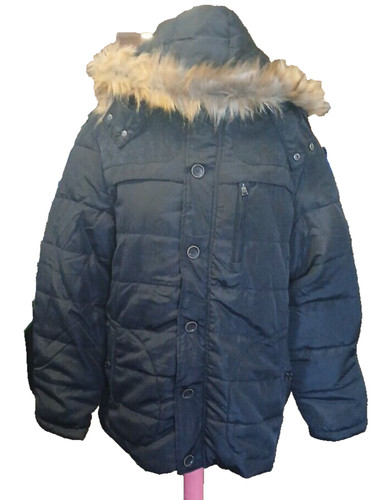 Giacca nera imbottita - , con