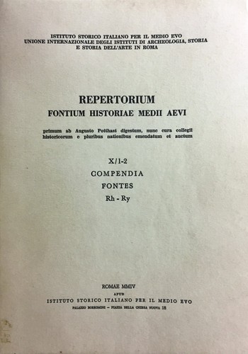 Repertorium fontium - repertorium,