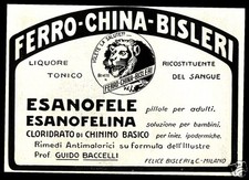 PUBBLICITA' 1926 FERRO CHINA