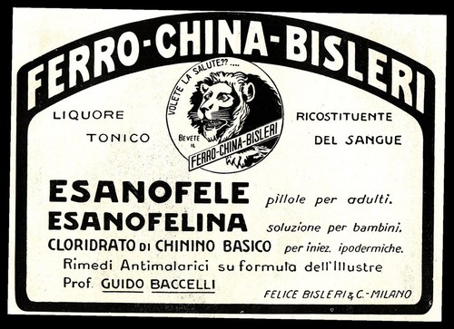 Pubblicita 1926 ferro china - pubblicita',