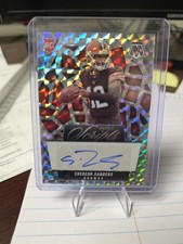Shedeur Sanders Panini Mosaic Rookie Scripts Auto Prizm Rookie Card Browns