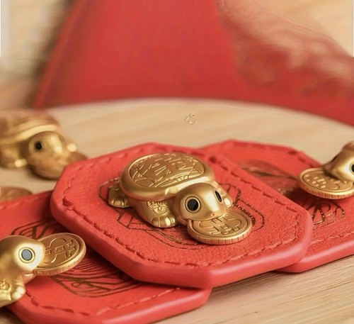 Cinese oro tartaruga talismano - cinese,
