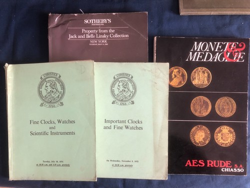 Cataloghi aste monete - , orologi