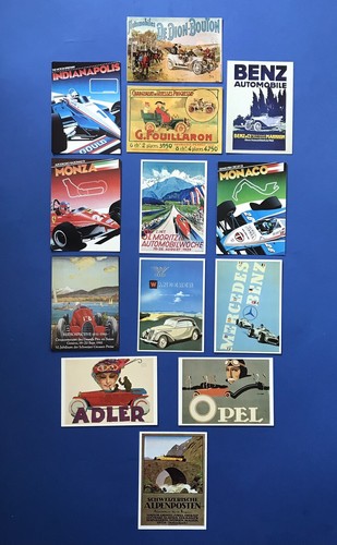 Cartoline auto anni 80 - cartoline,