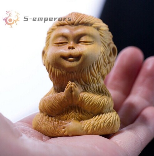 Statua scimmia bosso - 2,3",