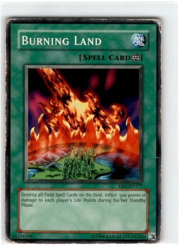Burning land - yu-gi-oh!,