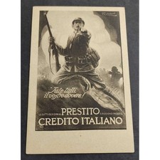 Cartolina Prestito Credito Italiano - Fate Tutti il Vostro Dovere