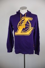 ADIDAS NBA FELPA LA LAKERS BASKET CAPPUCCIO UOMO TG. S MAN SPORT  SWEATSHIRT