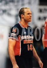 Foto vintage Pallavolo, OIanda, Marko Klok, 1998, stampa 20 x 15 cm