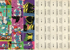 Foglio 18 Figurine Disney anni