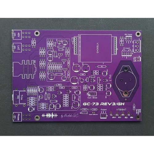 Pcb préamp neve - pcb, (neve
