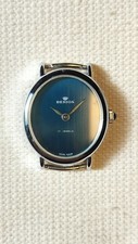 Orologio Vintage '70,  acciaio 28x25mm, Swiss made, quadrante blu