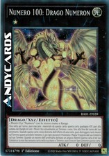 NUMERO 100: DRAGO NUMERON (Number 100: Numeron Dragon) Super R RA01 IT039 • 1Ed