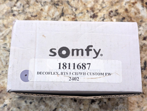 Somfy decoflex wirefree rts - wirefree,