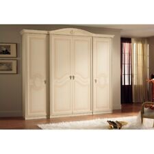 ARMADIO 4 ANTE IN LEGNO AVORIO