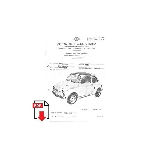 1965 abarth fiat - 695, ss