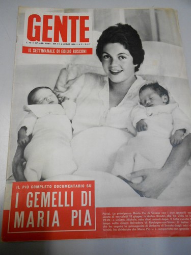 Maria pia savoia gemelli - di, i