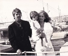 Original Press Photo Actor Charles Bronson & wife Jill Ireland 31.5.1973