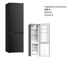 FIRGORIFERO COMBINATO NO FROST AKAI COLORE NERO CL.E  LARGO 55CM H180CM