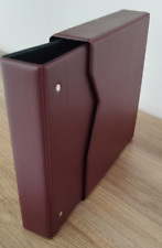 raccoglitore album rosso xl con custodia per cartoline banconote santini monete