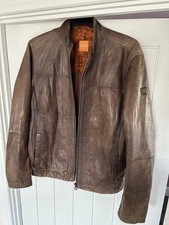 Giacca Hugo Boss in pelle di