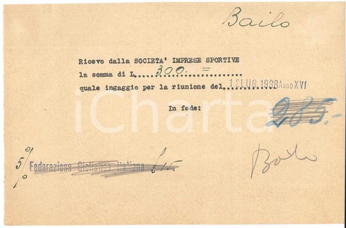 1938 ciclismo milano - 1938,