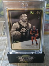 2018-19 Panini Noir Statement Gold Framed #207 Russell Westbrook Thunder 5/9