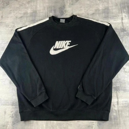 Felpa nera nike big - nera,